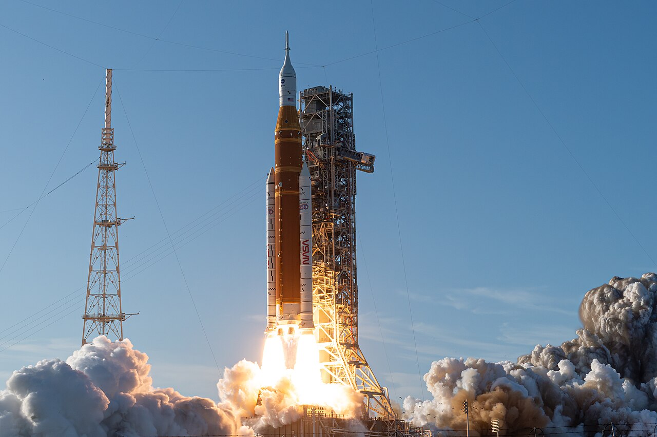 NASA's Space Launch System rocket lifts off from Kennedy Space Center on the Artemis II mission, April 1, 2026